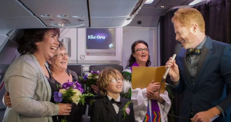 Same-Sex, In-Flight Wedding