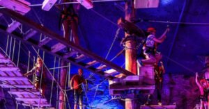 World’s Only Underground Ropes Course